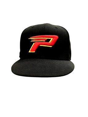 PARACLETE MENS BLACK STRETCH FITTED TEAM LOGO HAT- SIZE 71/4 Pittsburgh